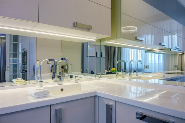 Фотосъёмка четырехкомнатной квартиры в Тропарево-Никулино contemporary-kitchen