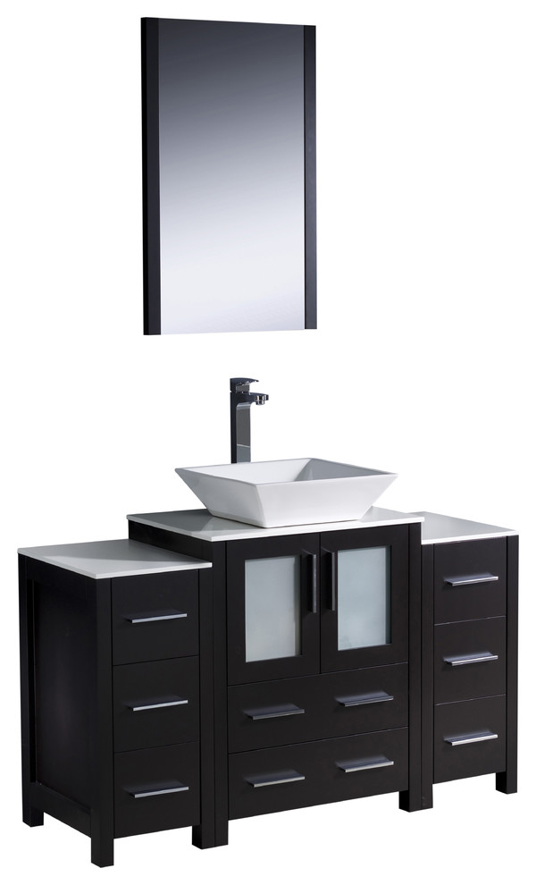 Fresca Torino Vanity w/ 2 Side & Sink, 48x18.13x35.63
