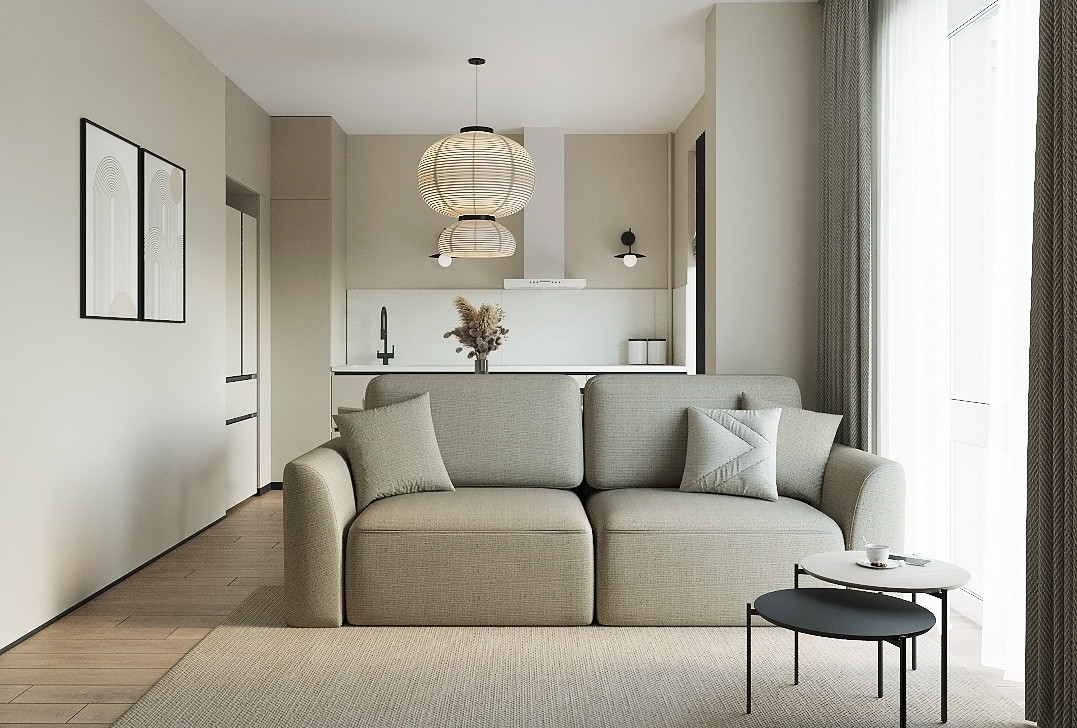 Проект квартиры 52 м2