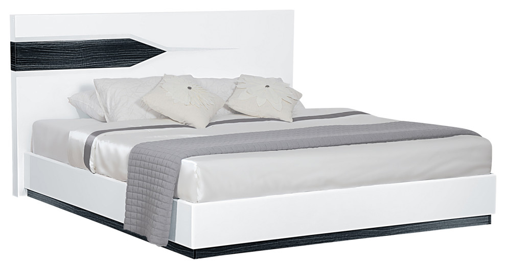 Hudson Queen Bed Contemporary Platform Beds by VirVentures Houzz