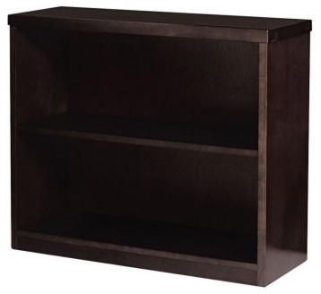 Mayline MLNMBC3629ESP Mira Series Wood Veneer 2-Shelf Bookcase