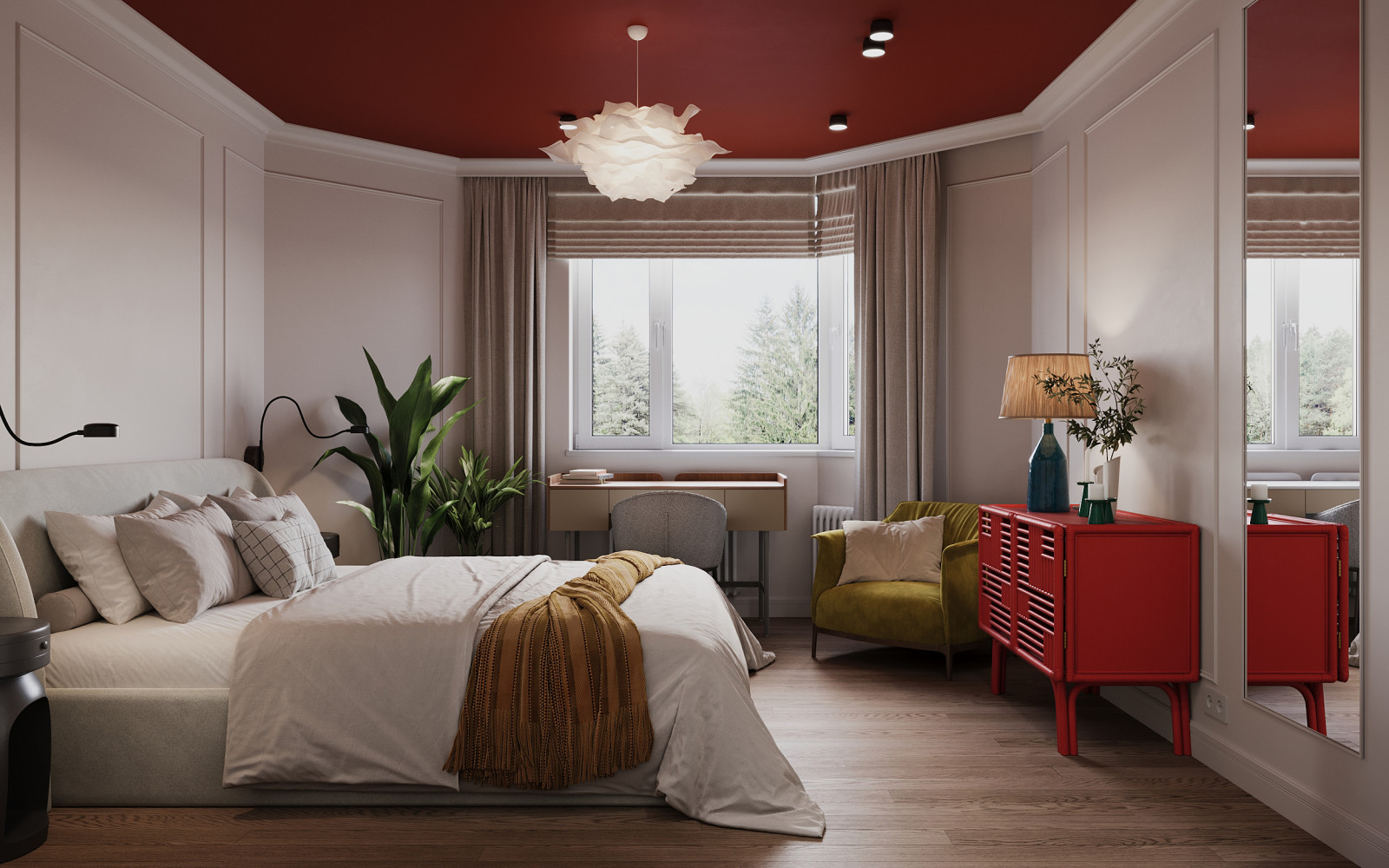 Современная классика в двухкомнатной квартире