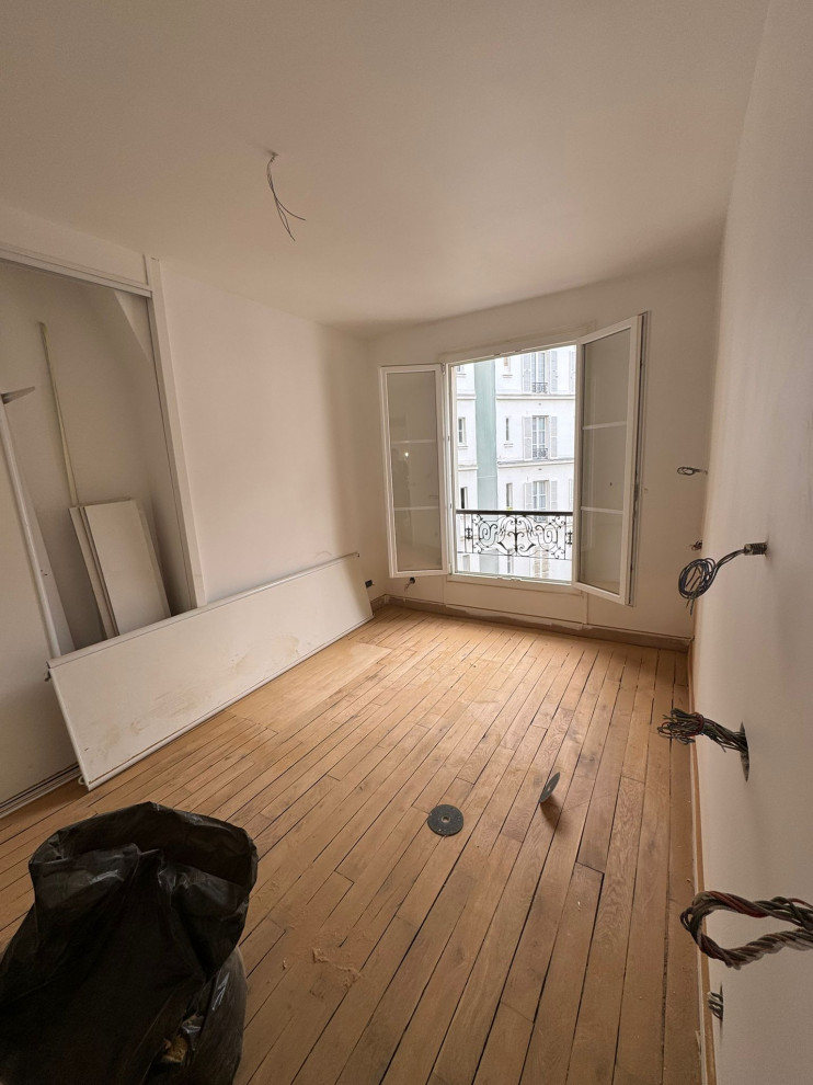 Projet Buttes Chaumont, rénovation d'un appartement de 60m2