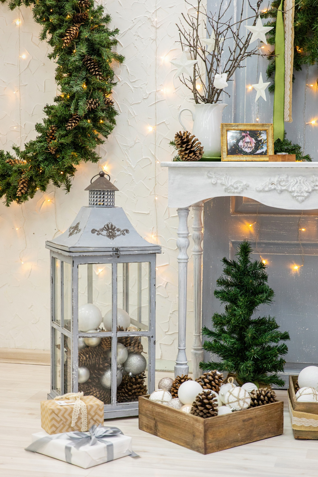 Новогодний декор фотостудии