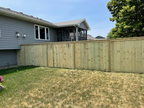 Wood Fence Installation