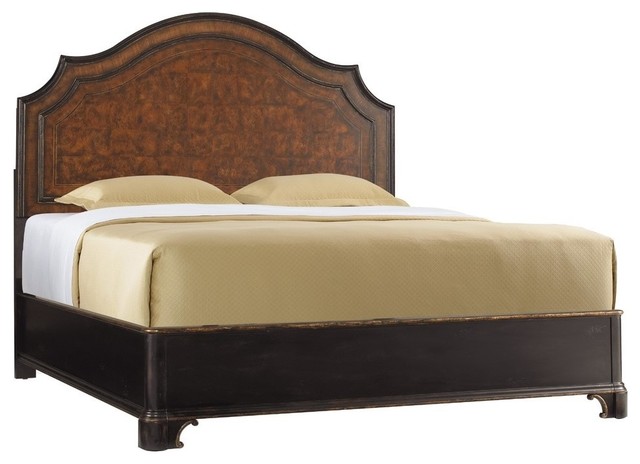 Hooker Furniture Grandover Queen Panel Bed, Exotic 2-Tone