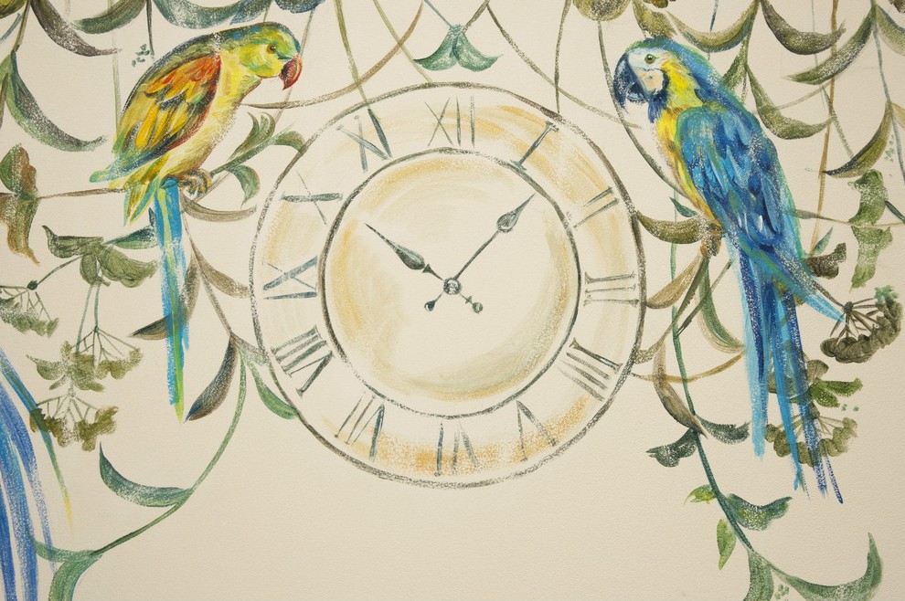 Роспись "Птички" в стиле прованс