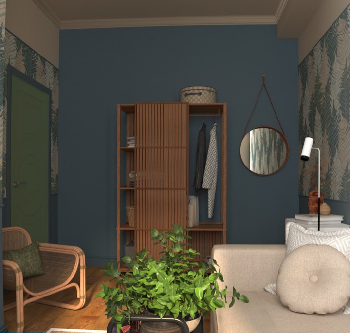 Дизайн проект комнаты для девочки-подроска