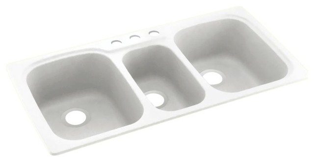 swan 44x22x9 solid surface kitchen sink