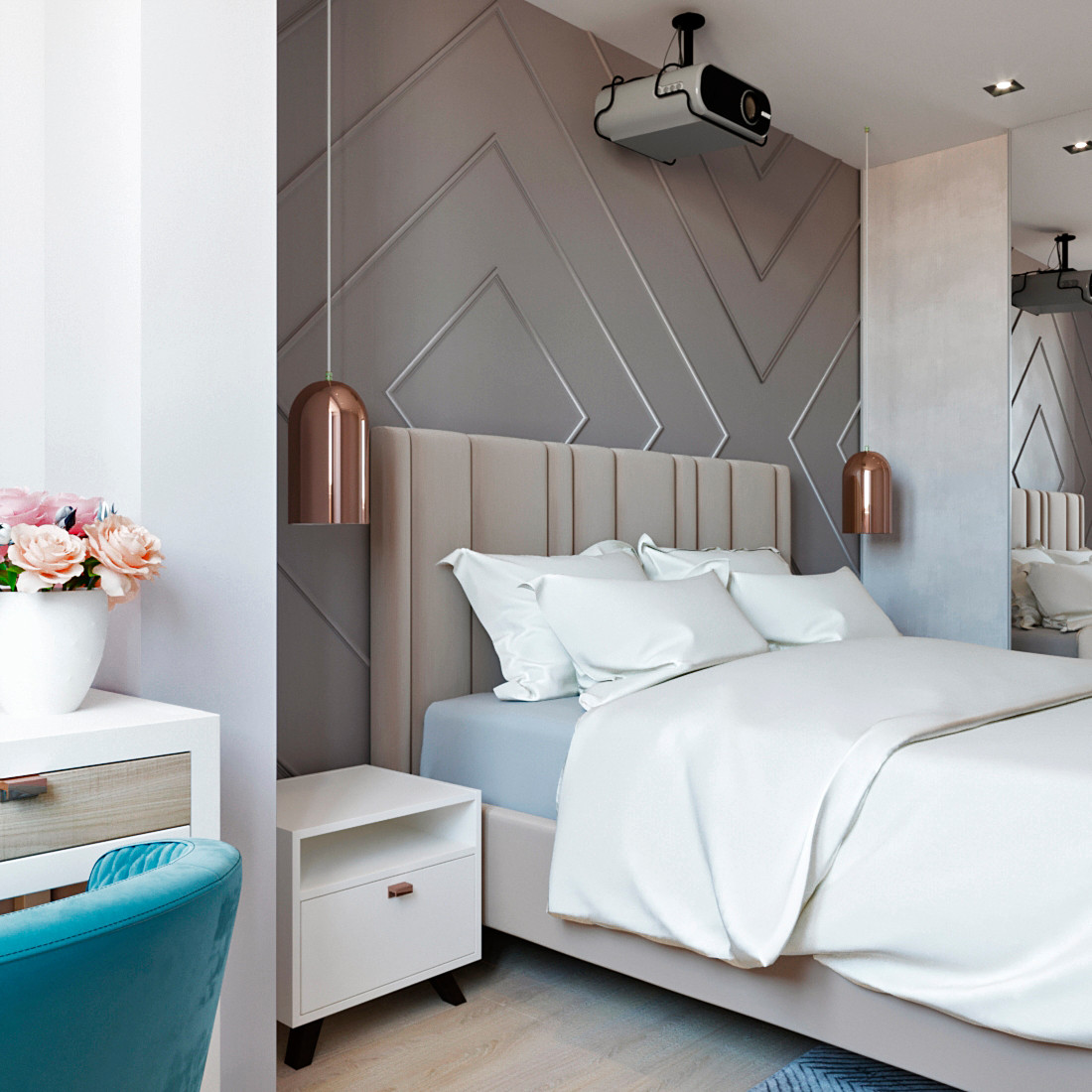 Спальня в современном стиле