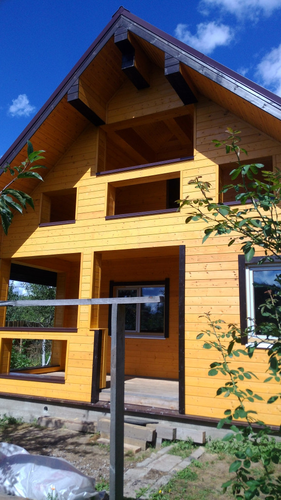 Дом из бруса для бабушки