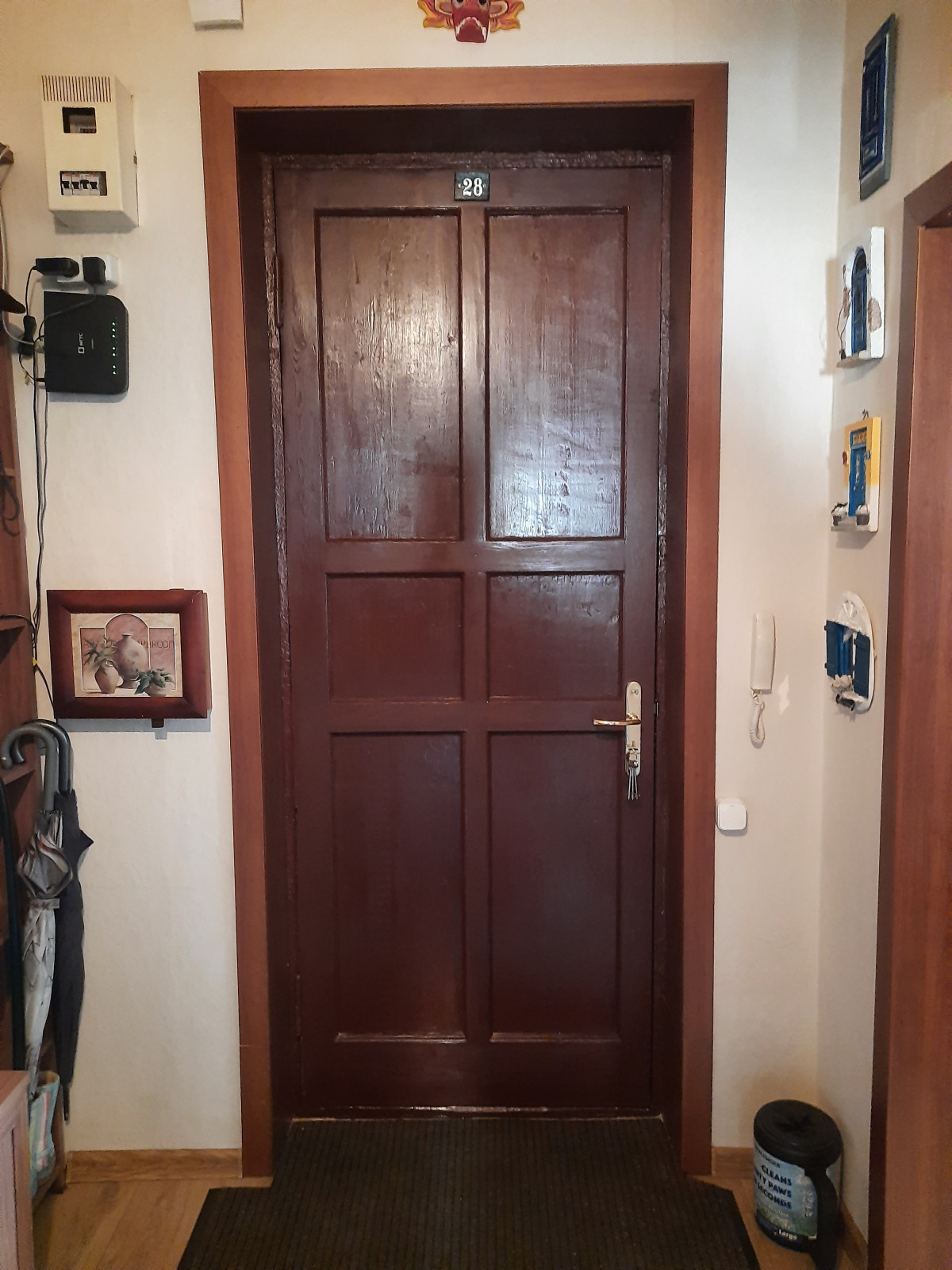 Реставрация советской входной двери