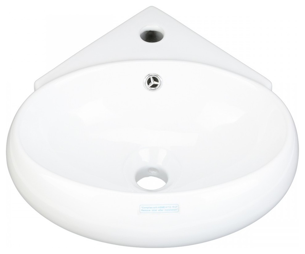 danze orrington white vessel oval bathroom sink