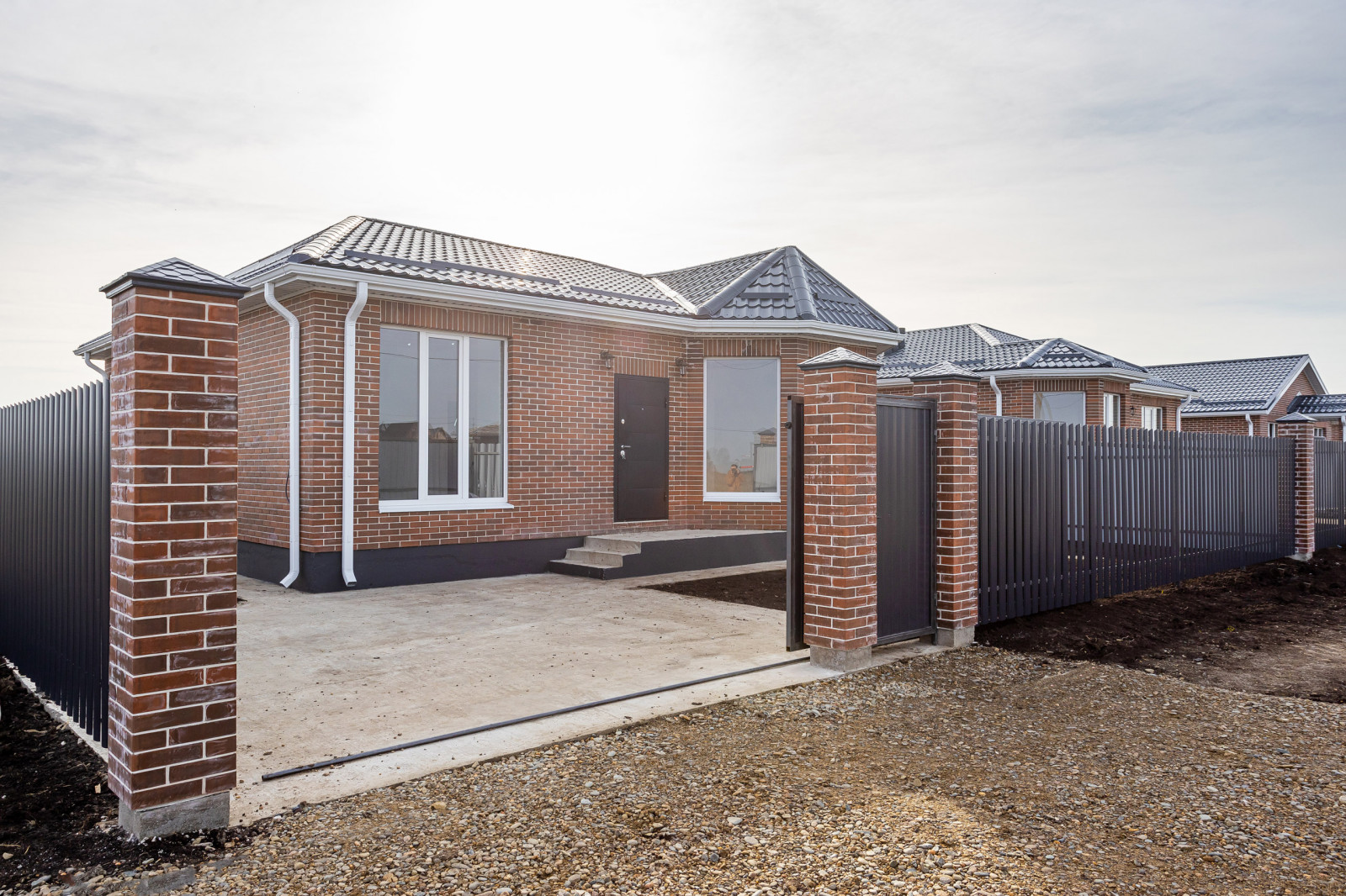 2022 Фотосъемка дома зимой застройщику 2