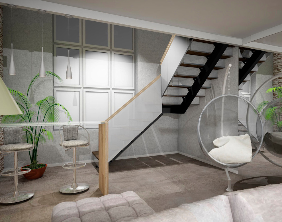 Дизайн-проект 2-х этажного коттеджа 160 кв.м