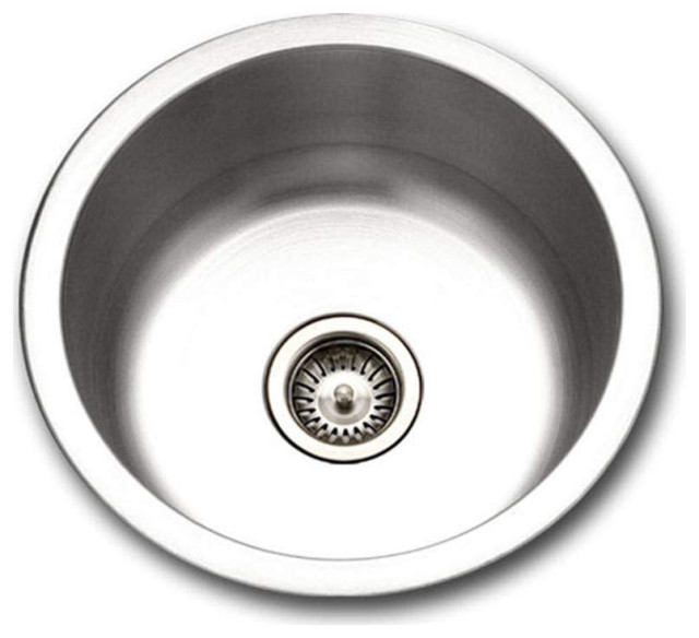 Houzer SCF-1830 Medallion 17-1/2" Single Basin Drop In 18-Gauge - Stainless