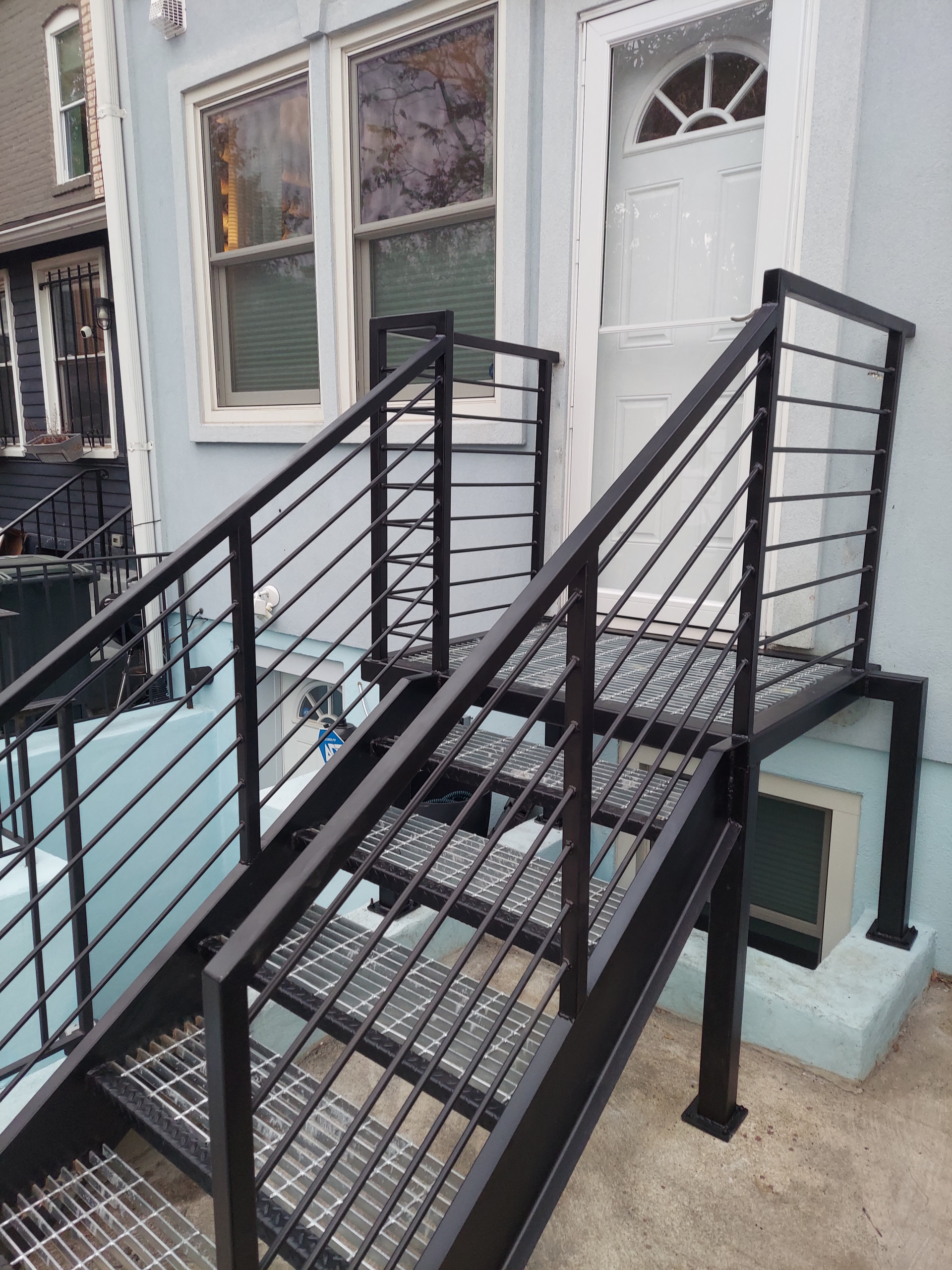 Replacing wooden stairs for steel