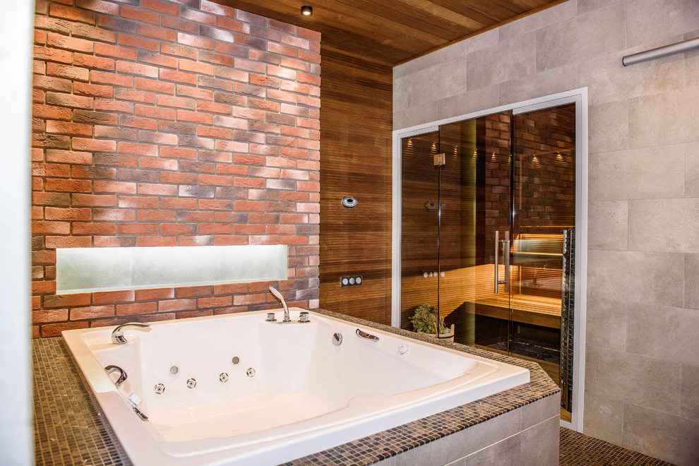 Дизайн домашней сауны-бильярда