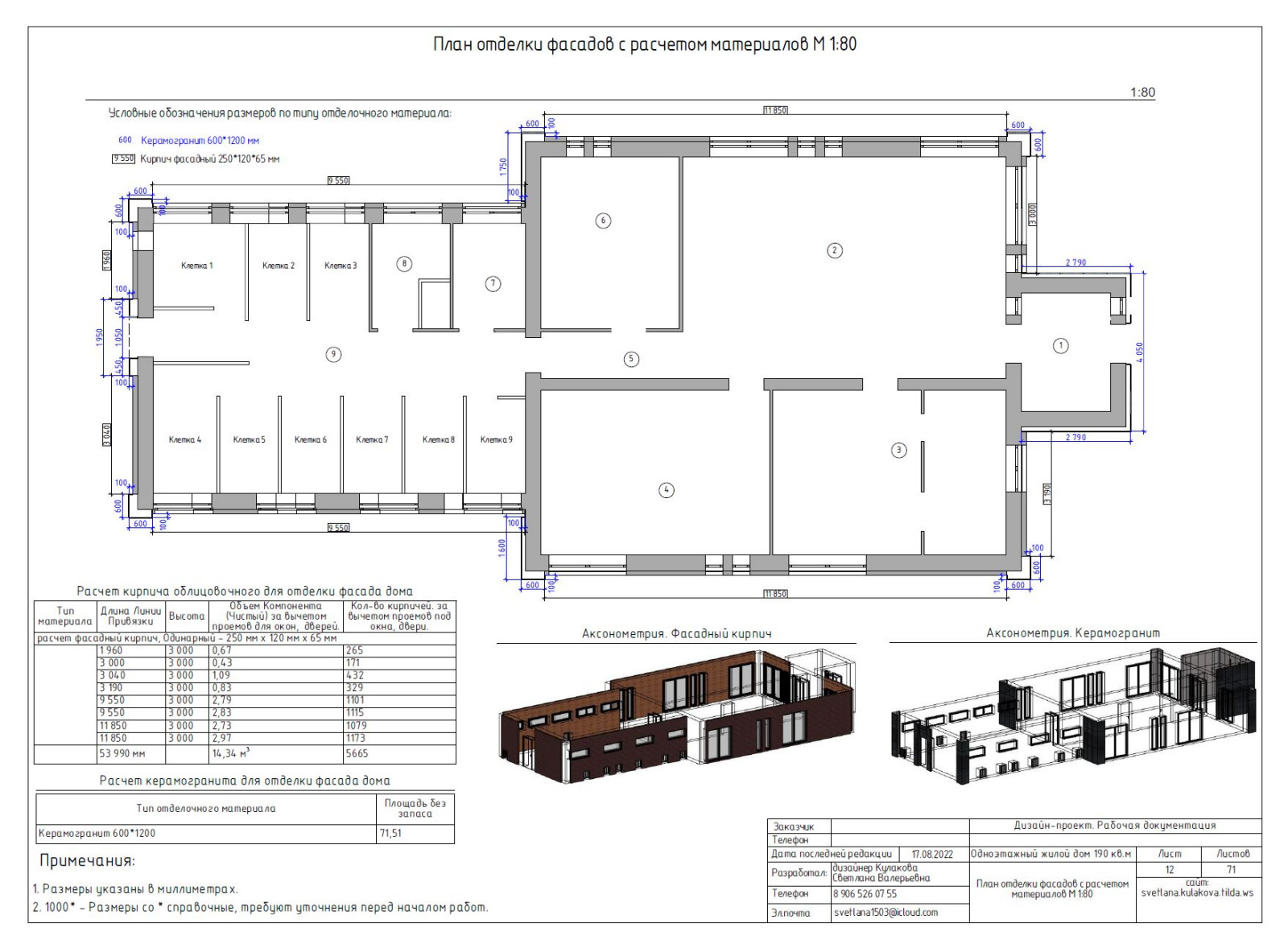 Одноэтажный дом 190 кв.м. с окнами в пол
