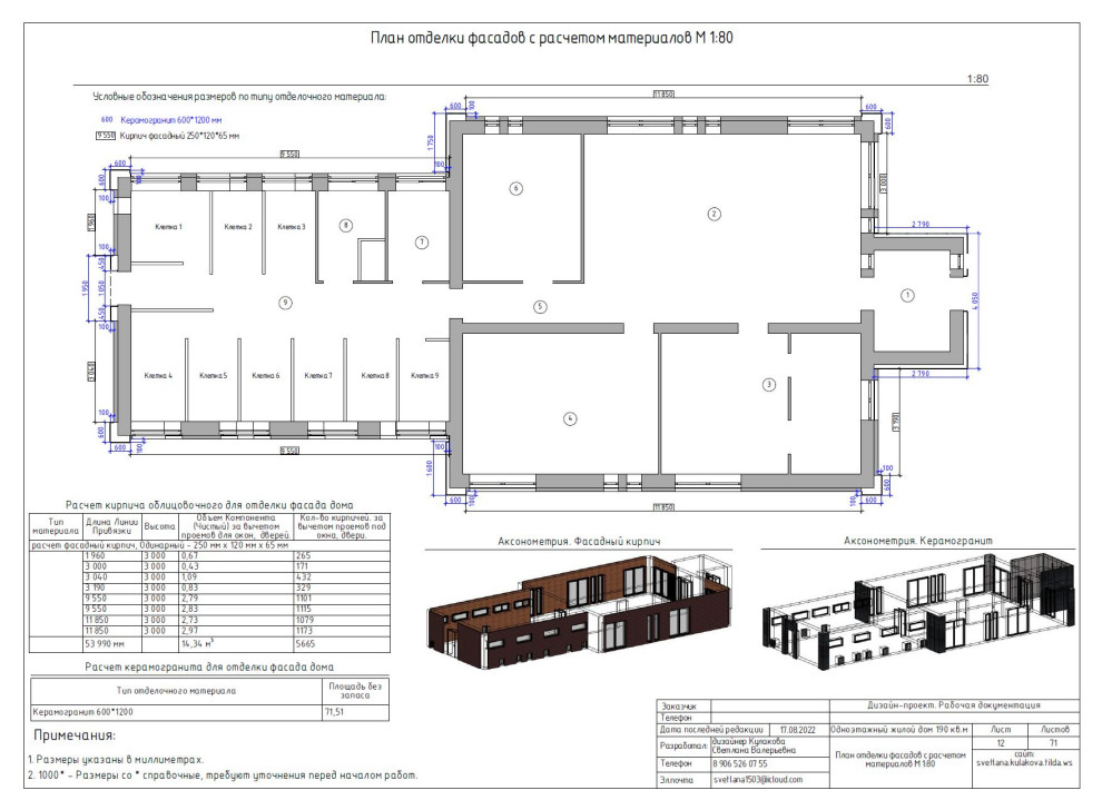 Одноэтажный дом 190 кв.м. с окнами в пол
