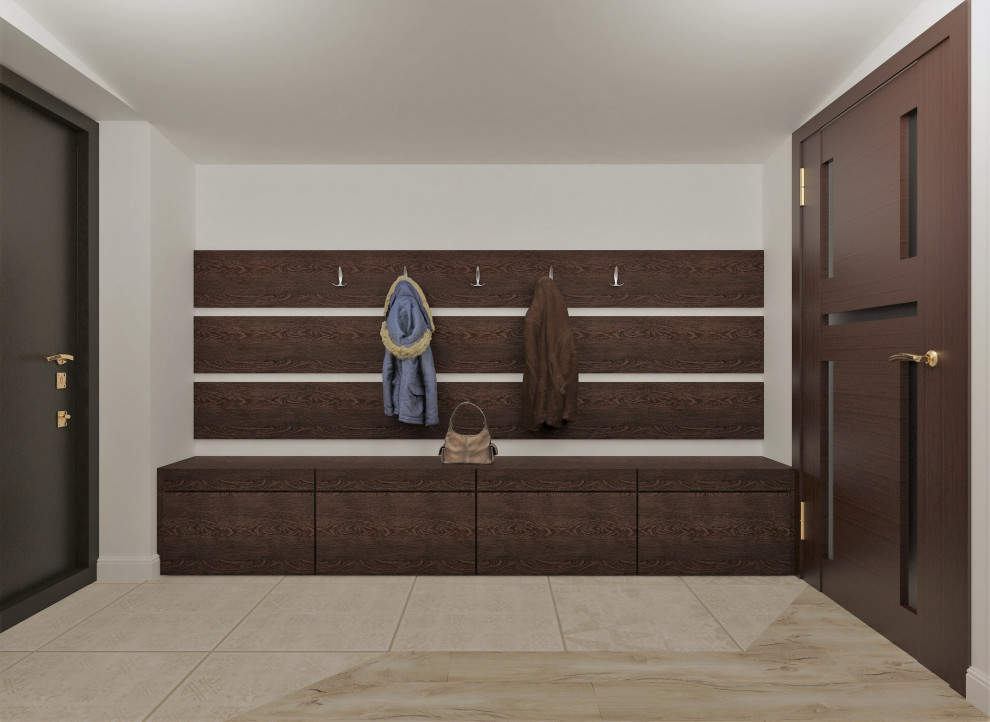 Дизайн интерьера предбанника и тамбура.