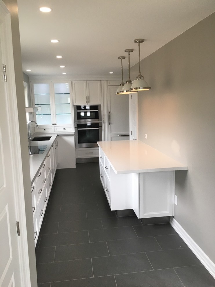 Inspiration for a transitional kitchen remodel in Toronto