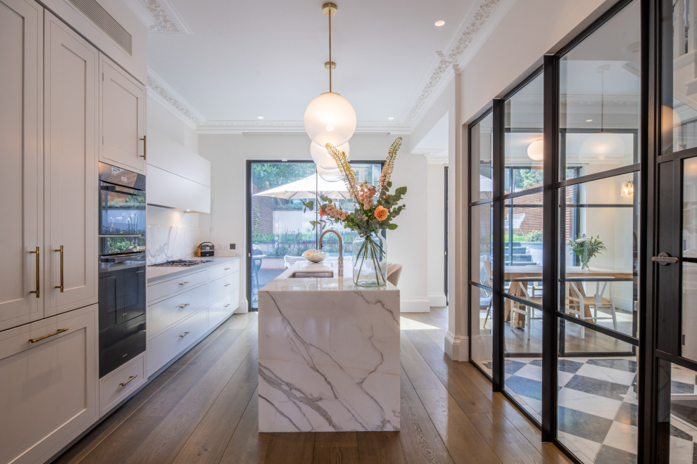 Contemporary double fronted Edwardian terrace