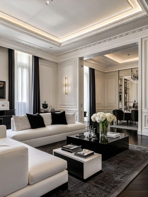 Paris &ndash; Avenue Montaigne traditional-living-room