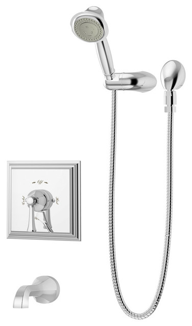 Canterbury Single Handle 3 Spray Tub Trim Valve Not Included