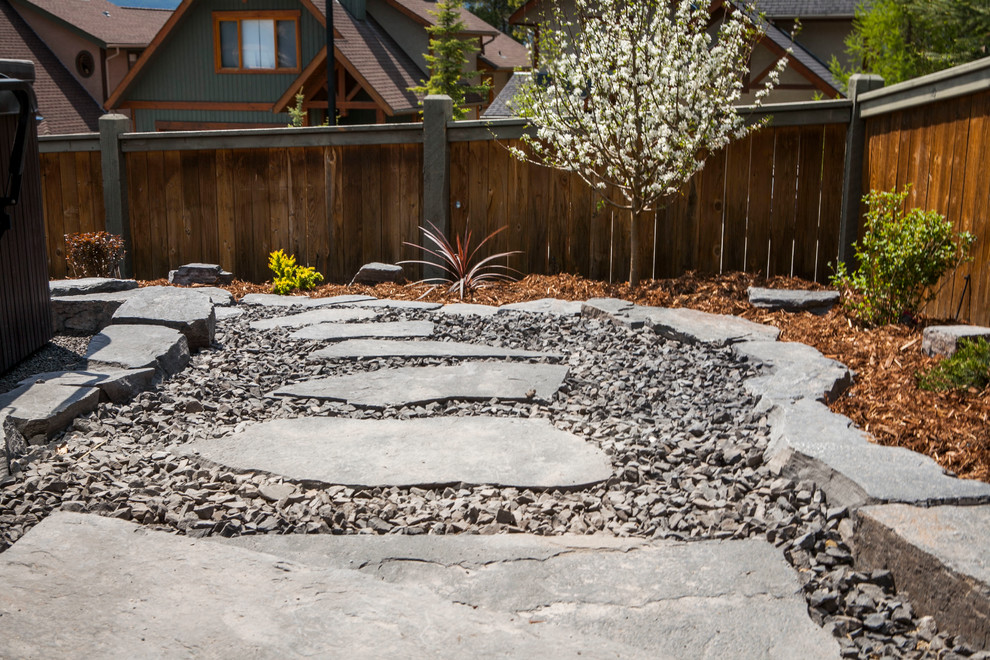 Inspiration for a rustic home design remodel in Calgary