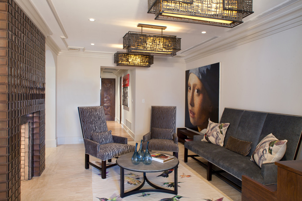 North Bay Road #2 - Eclectic - Living Room -    Miami - by 