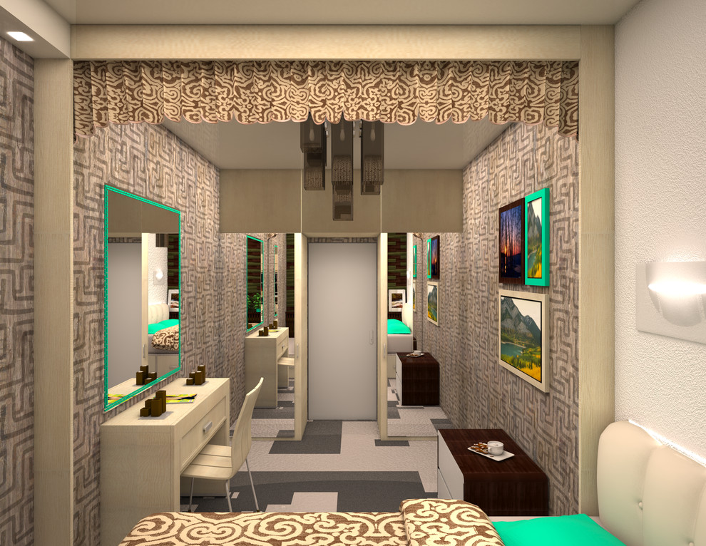 Яркая спальня