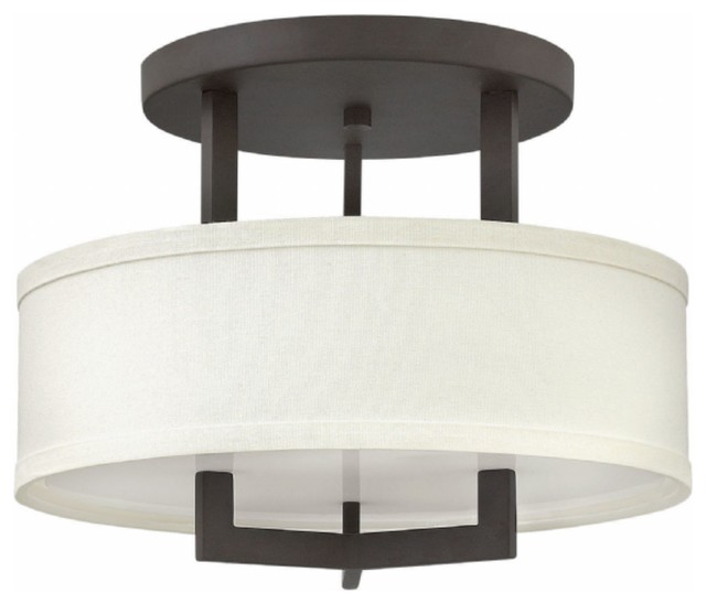 Foyer Hampton Semi Flush Mount Buckeye Bronze Transitional Foyer Hampton Semi Flush Mount Buckeye Bronze Transitional