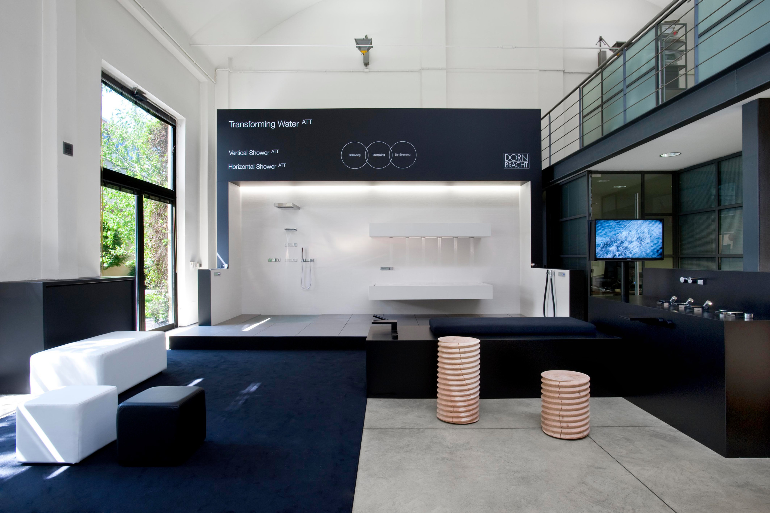 Dornbracht Alape Showroom Bad Sanitär Raumausstattung Planung Präsentation Modernisierung Ausstellung Interior Design NRW Krefeld Mailand Architektur Innenarchitektur Gestaltung 3D