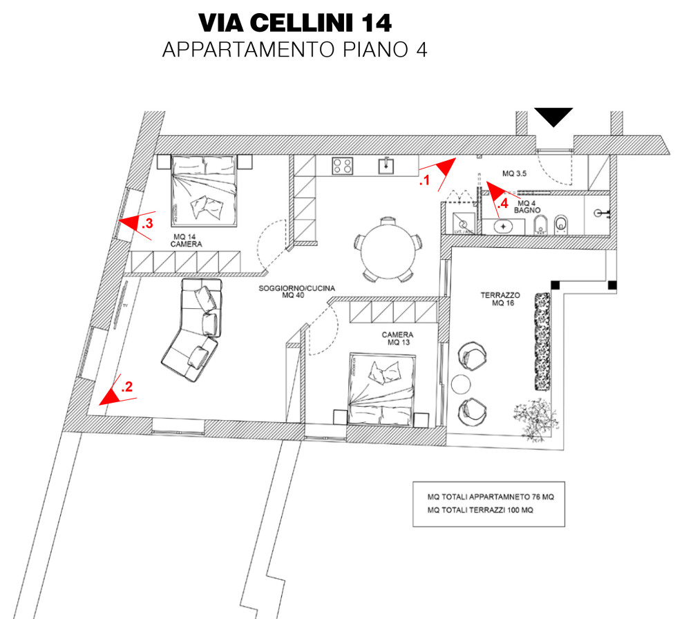Ristrutturazione e progetto di interni appartamento 85 mq Milano