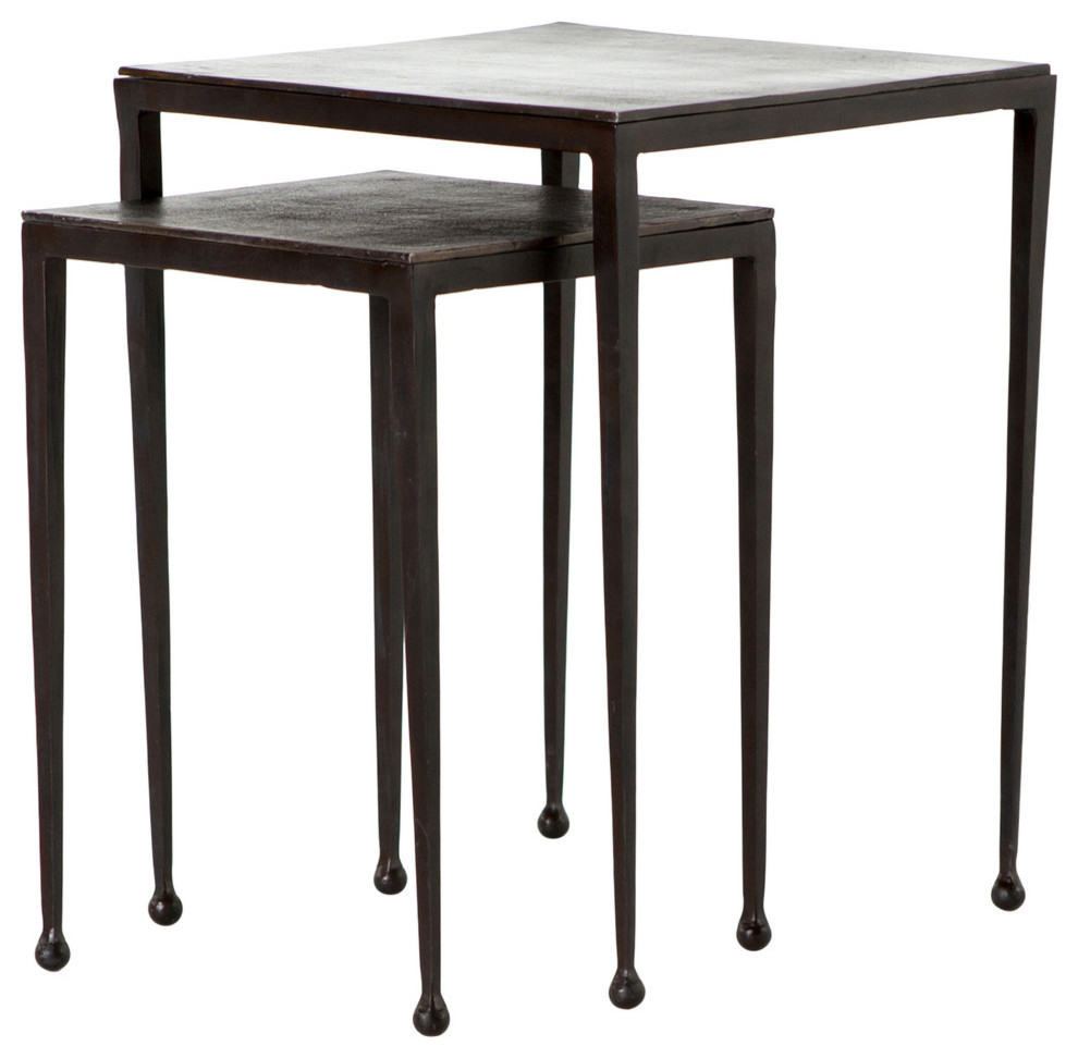Dalston Nesting End Tables - Industrial - Coffee Table Sets - by HedgeApple | Houzz