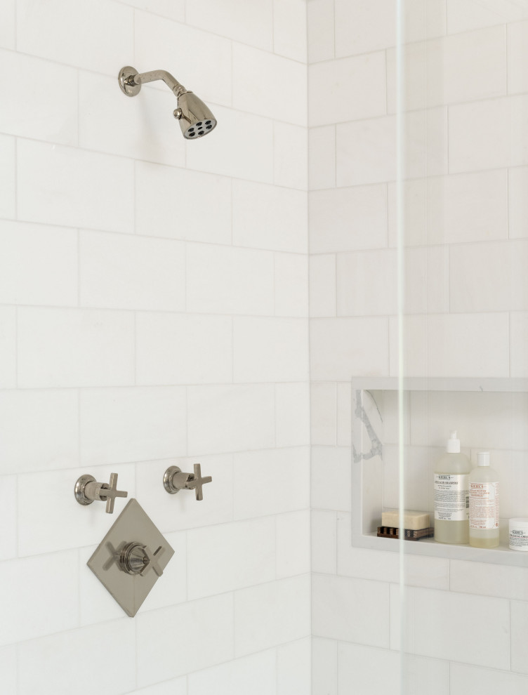 Inspiration for a transitional home design remodel in Boston