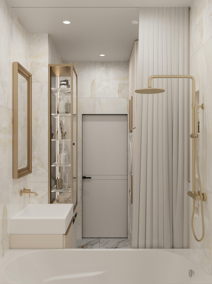 Современная квартира для семьи с двумя детьми