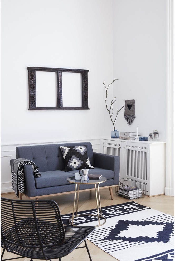 Скандинавский интерьер гостинной