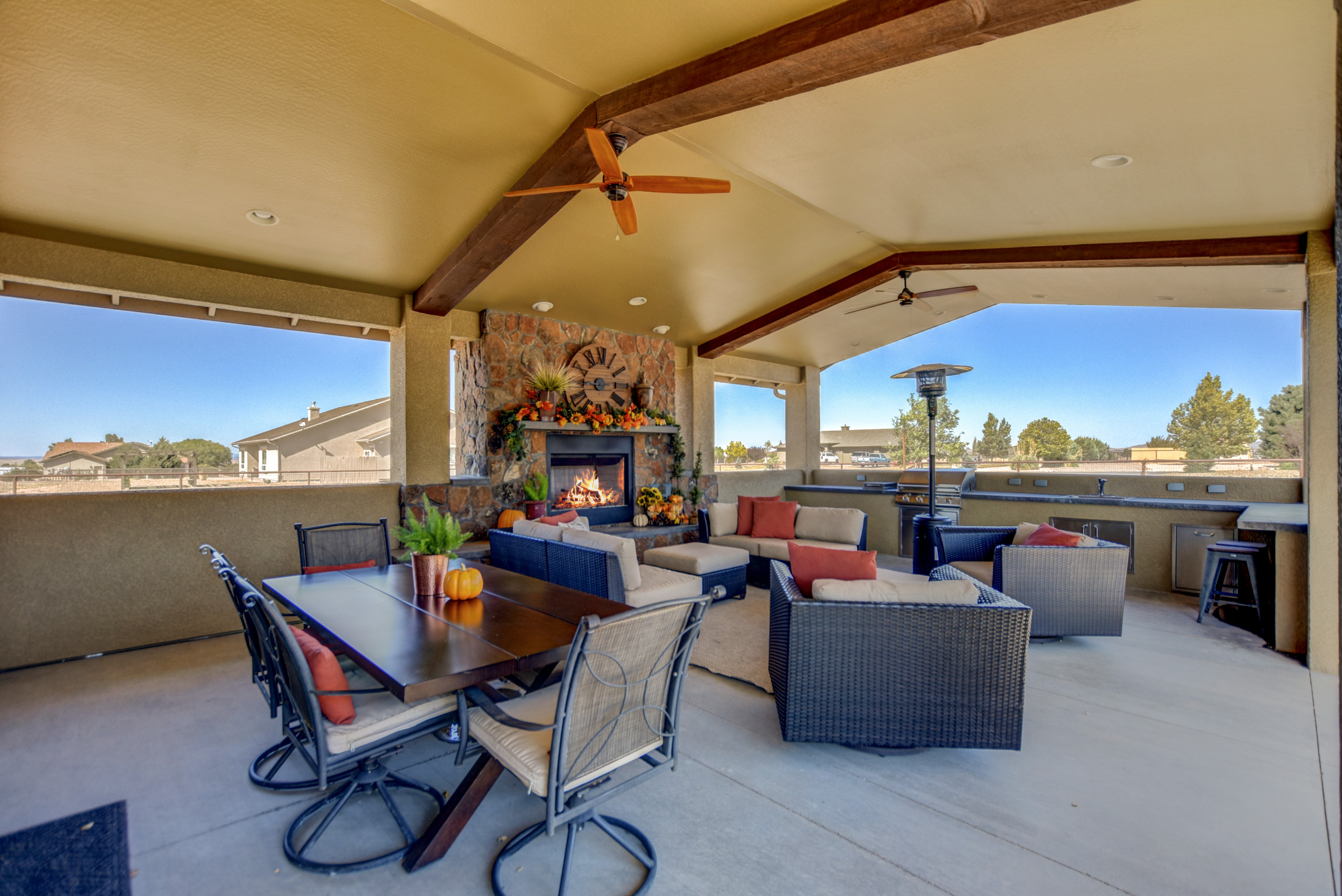 Outdoor Living Space and Entertainment Room