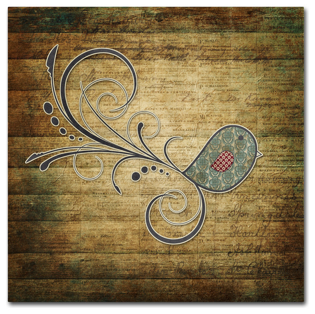 Marcee Duggar 'Whirly Bird Wood' Canvas Art, 14