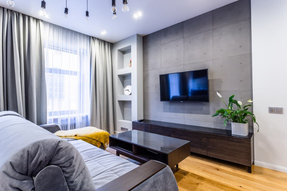 Мягкий минимализм в интерьере для квартиры 65 м2