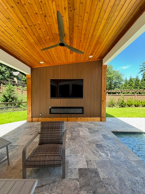 Example of a patio design in Atlanta