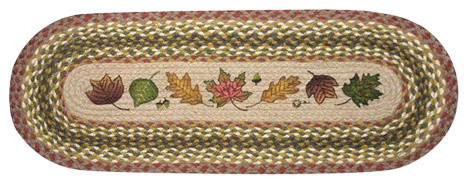 Autumn Leaves Patch Runner 13"x36"