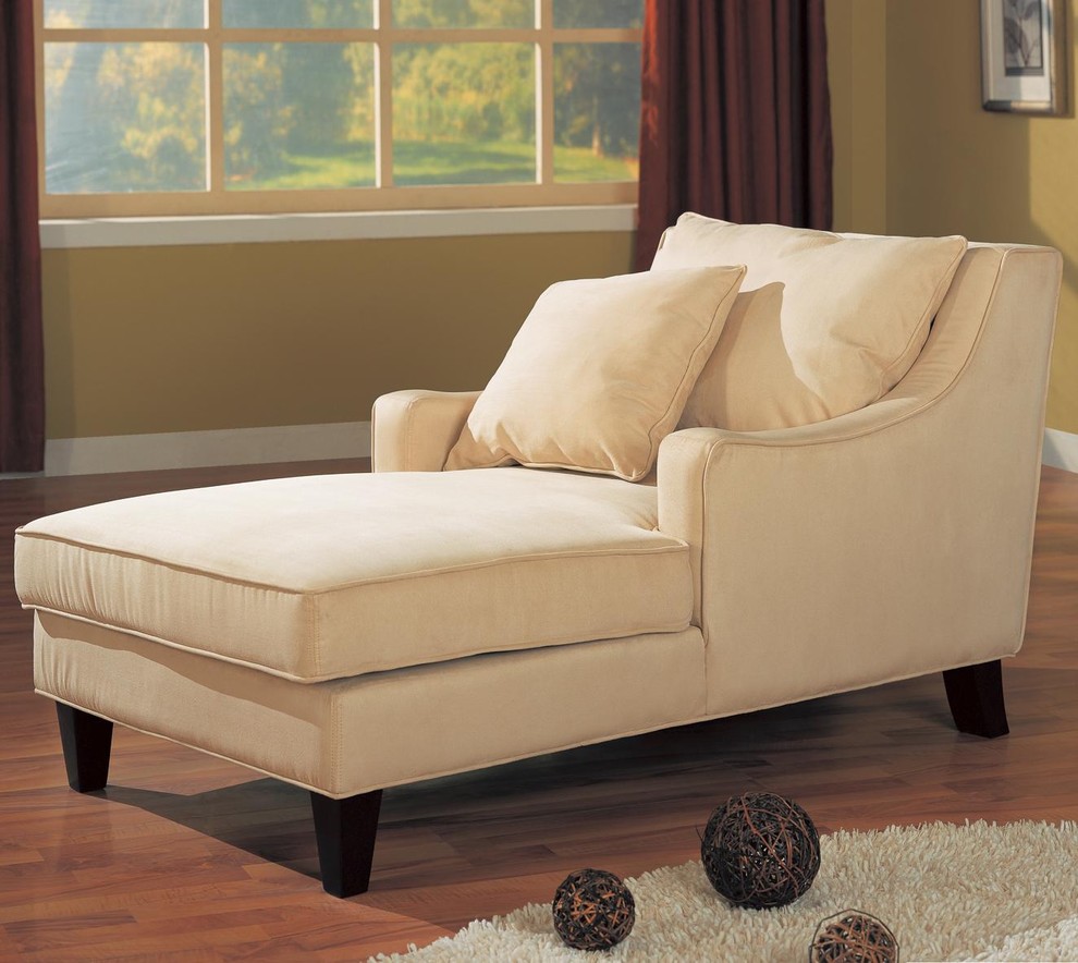 Accent Seating Microfiber Chaise Lounge by Coaster Sku: 500029
