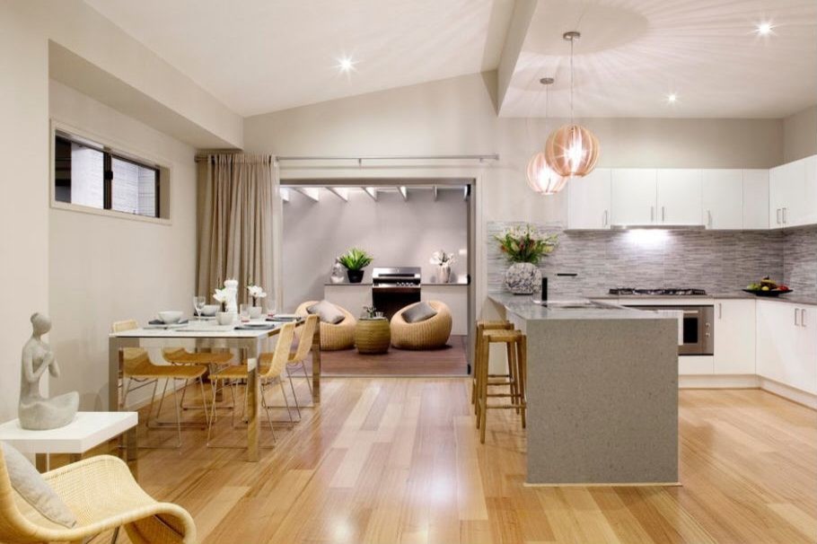 Example of a minimalist kitchen design in DC Metro