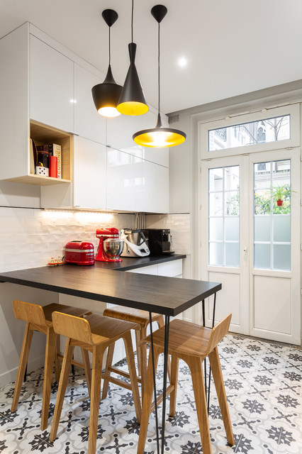 Cuisine Et Salle De Bain Renovees Avec Style Contemporary Kitchen Paris By Mon Concept Habitation Paris Lille Bordeaux Houzz Au