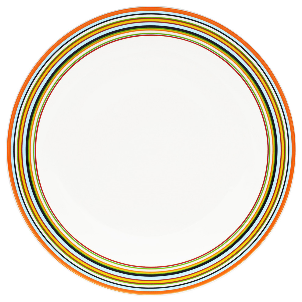 Iittala Origo Dinner Plate, Orange, 1012051 - Contemporary - Dinner ...