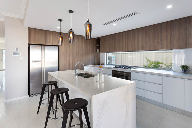 Inspiration for a modern kitchen in Perth.
