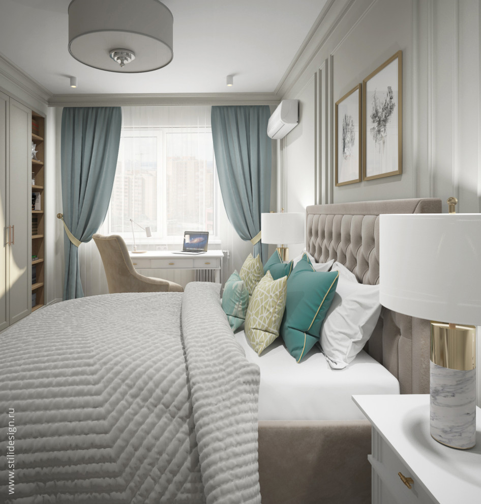 Современная / Американская классика. Квартира 86 кв.м